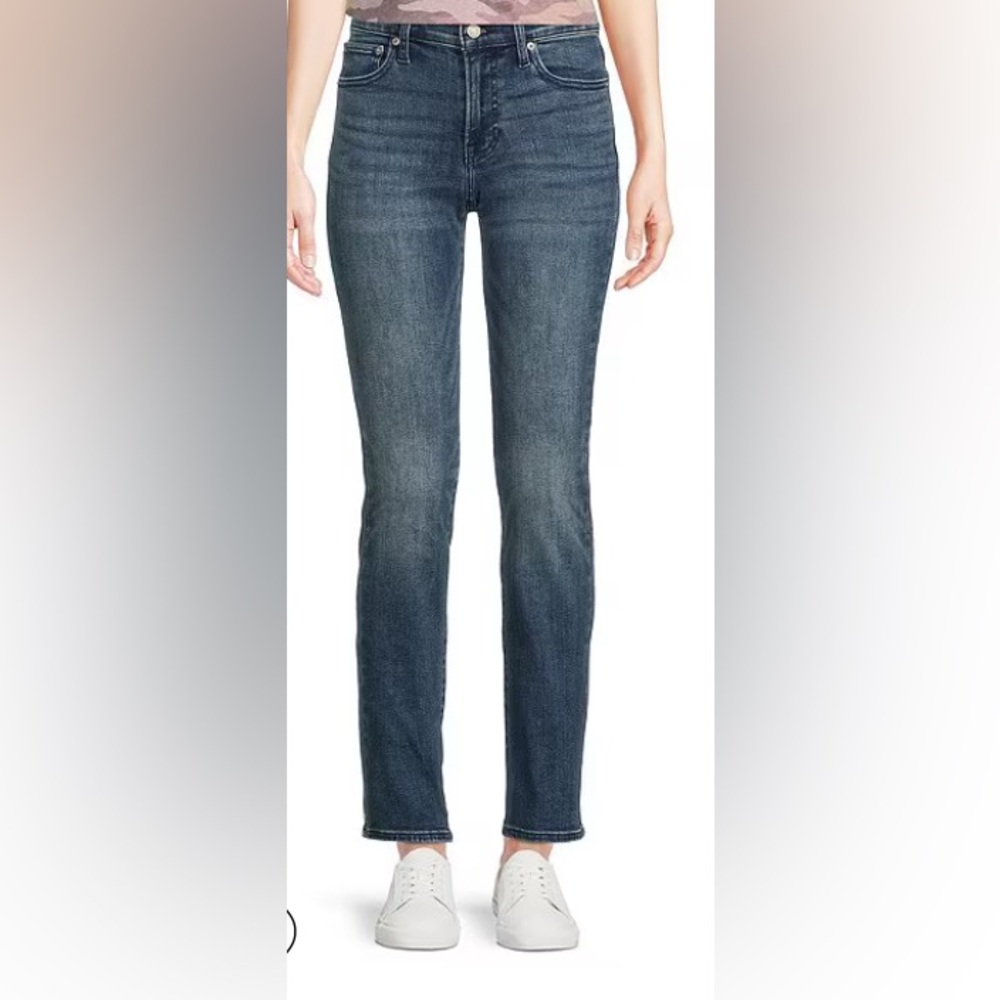 Lucky Brand Women’s Distressed Dark Blue Denim Sweet & Straight Jeans